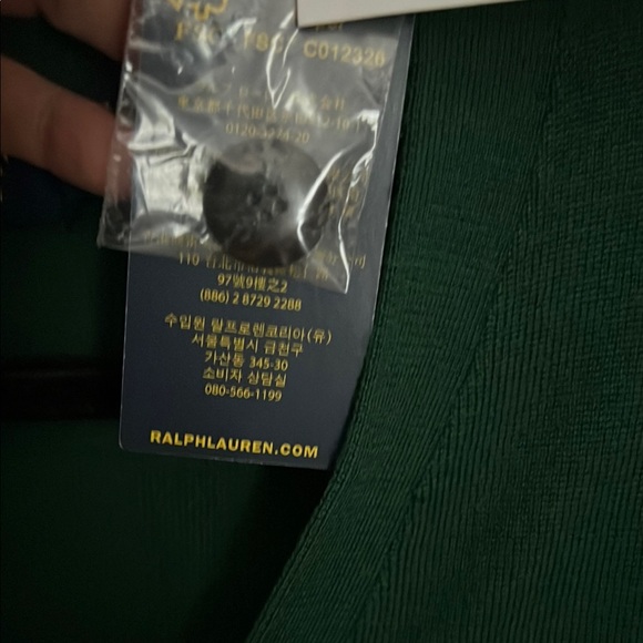 Polo by Ralph Lauren Green Cardigan Sweater - Picture 4 of 6